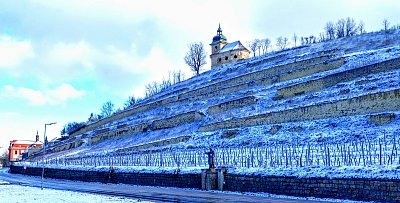 Vinice, kaple sv. Ducha a socha Krista...Liběchov.