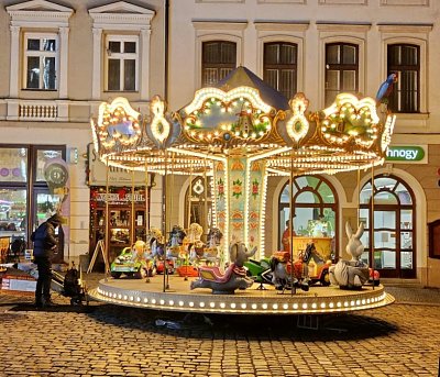 na libereckých vánočních trzích