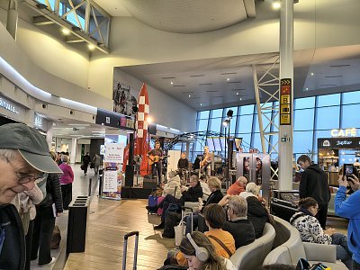 Posílám pozdrav y Bruselu.. z letiště