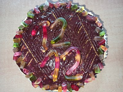 "Umělecky" nazdobený dort pro naše kluky