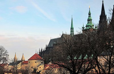 Na Pražském hradě