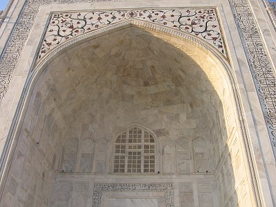 Taj Mahal - zdobený mramor