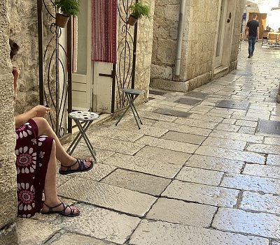 Splitská ulička: Když zákazník odchází*