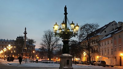 Vánoční atmosféra na Hradčanském náměstí (2)