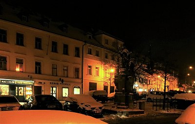 Sousoší svatého Jana Nepomuckého na Pohořelci