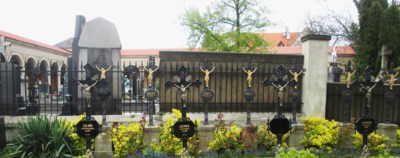 Jarní hřbitov na Vyšehradě