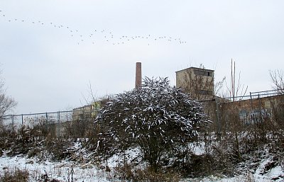 Přelet nad komínem