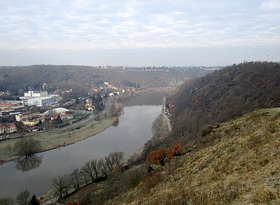 Dnešní vyhlídka na Vltavu