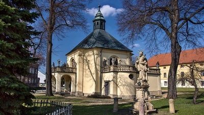 Kostel sv. Martina v Mořicích.