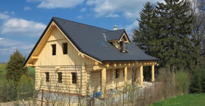 Jak se staví roubenka ...