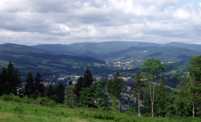 Jeseníky z Křížového vrchu