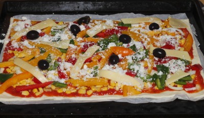 Pizza podle mé vnučky Karolínky