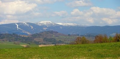 Krkonoše od Držkova