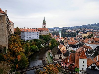 podzimní Český Krumlov