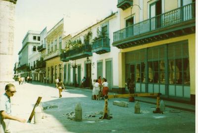 ulice v centru Havany