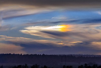 Předvánoční obloha...