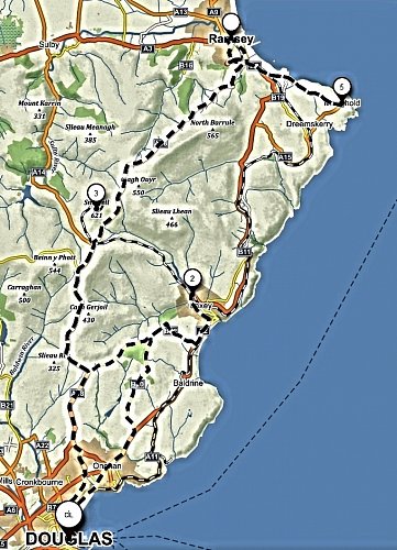 Mapa - 1. den
