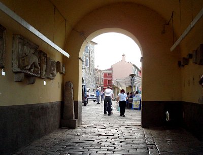 Motovun, vnitrozemní istrijské městečko. *