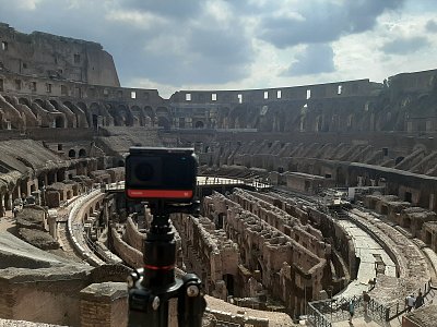 Natáčení v Římě