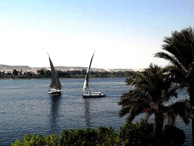 Felúky na Nilu. *