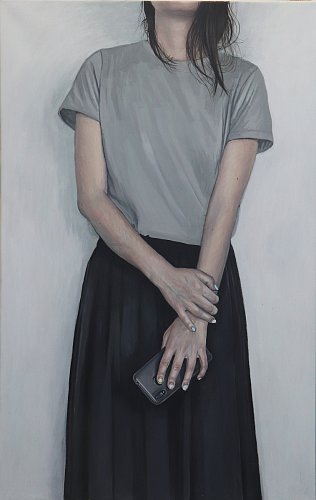 O TOBĚ_Adriana Sarnová, Mobil, 2022, akryl na plátněš, 110 x 70 cm.jpg