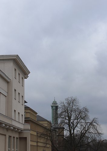 V pozadí radnice Moravské Ostravy