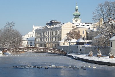 Zasněžené České Budějovice