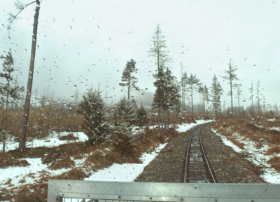 Pohled z lanovky do Tater