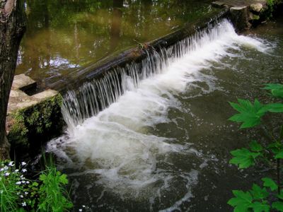 Malý splav,potok Mírovka.
