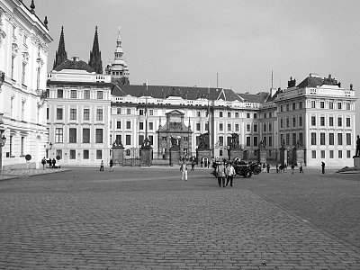 Pražský Hrad - vchod Matyášovou bránou