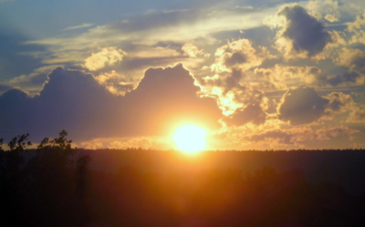 Čarokrásný západ slunce