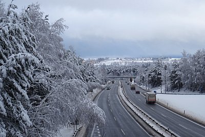 Silnice z nadhledu...