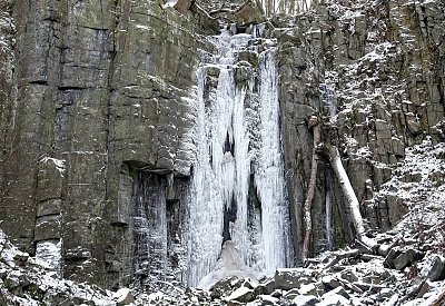 Toulky Českým středohořím - Vaňovský vodopád