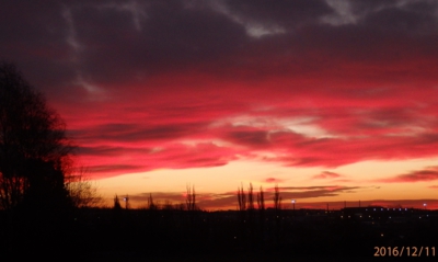 Východ slunce dnes..