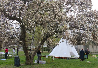 Skauti postavili stan