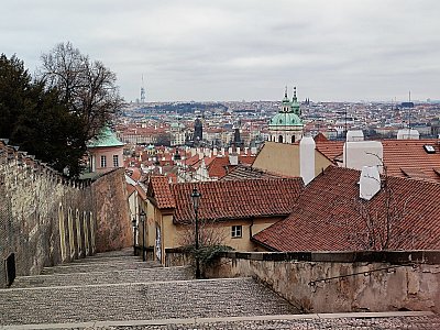 Pražský obrázek (7) - Zámecké schody
