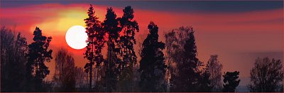 Rudá záře nad Olešnicí