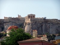 Pohled na athénskou Akropolis