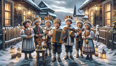 Den svatého Štěpána je především spojen s koledou