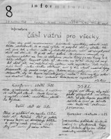 Stránka ze školního časopisu na konci školního roku 1938