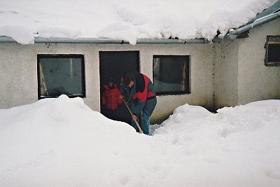 Zima na chalupě 1991