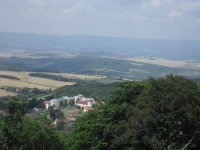 Pohled z hradu na Kostomlaty p. Mil.