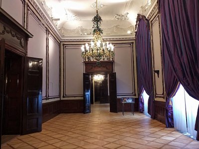 Z prohlídky Clam-Gallasova paláce v Praze