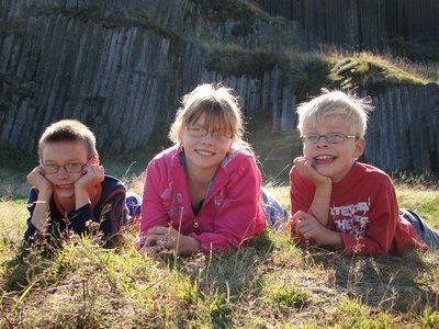 Na výletě u Panské skály.