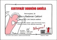 Certifikát Dobrého anděla