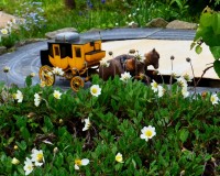 Jarní fotopříběh: Park miniatur - poštovní vůz