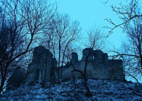 Podvečerní hrad Košumberk.