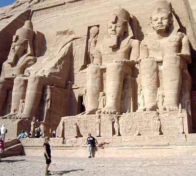 Chrám Abu Simbel, horní Egypt