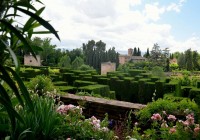 Granada - zahrady v Alhambře