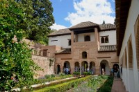 Granada - zahrady v Alhambře